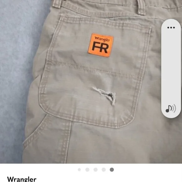 Wrangler | 48X30 Riggs Workwear FR Utility Carpenter Pants KhakiI - Picture 1 of 12
